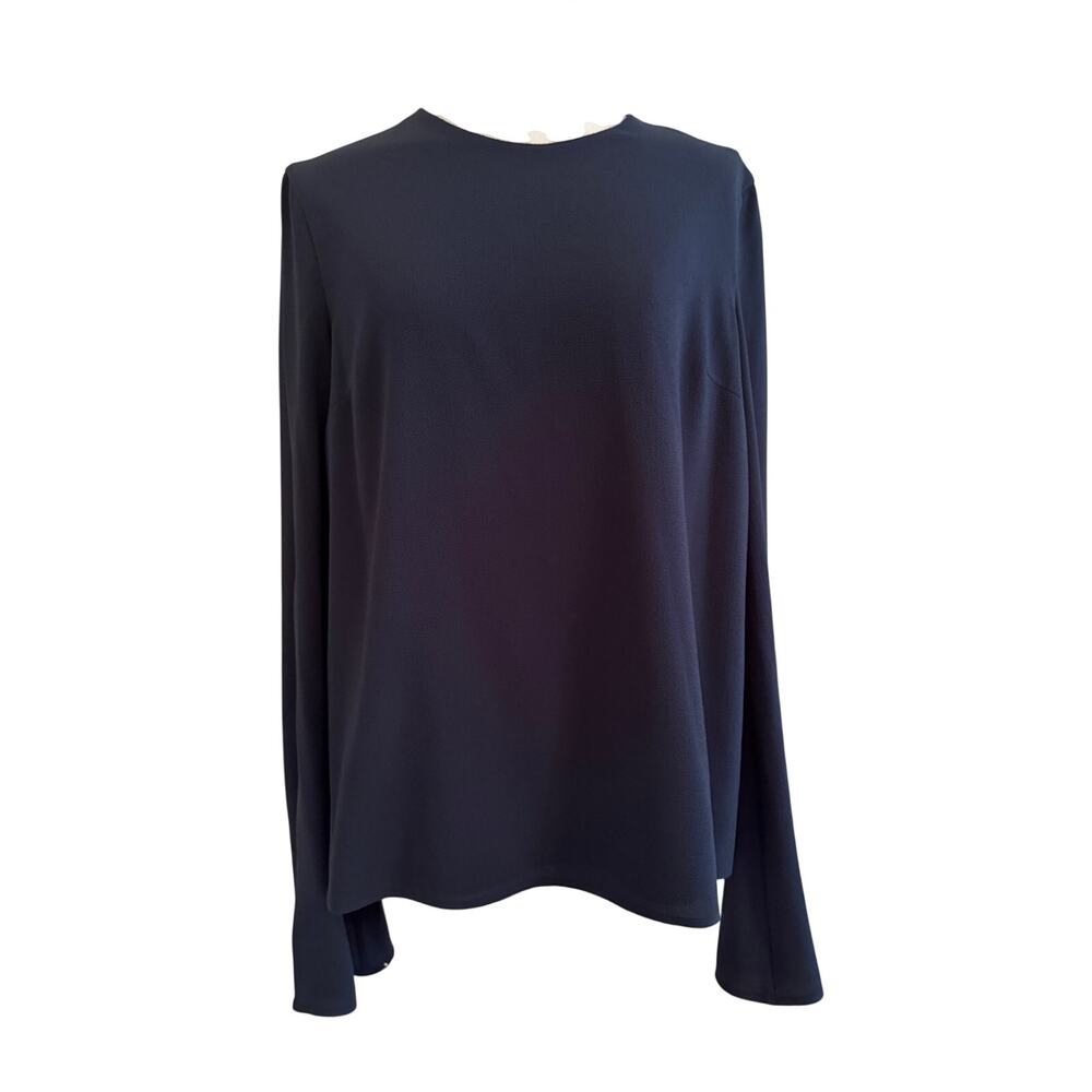Cushnie Et Ochs Grey Open Sleeve Blouse - Size 8